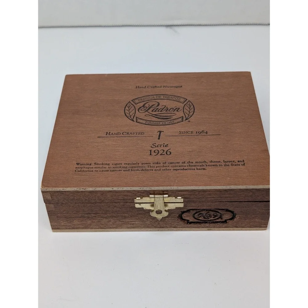 Padron Serie 1926 No. 9 Wooden Cigar Box Empty Wood Humidor Style Storage Box